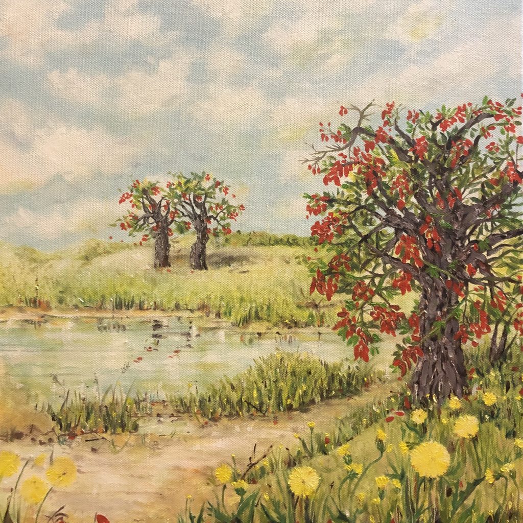 Oleo sobre tela. 50 x 70 cm.