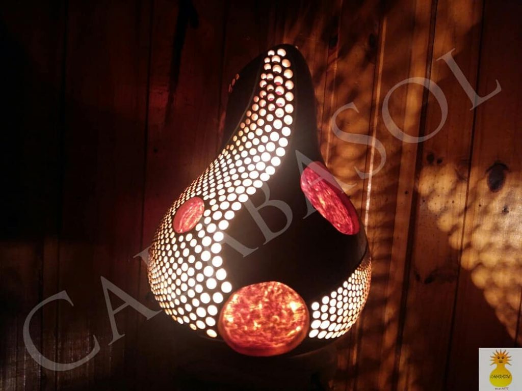 calabasol gourdlamp